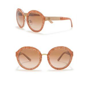 Tory Burch TY7128 54mm Round Sunglasses New $255